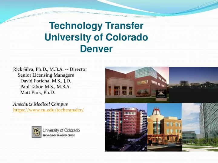 technology transfer university of colorado denver