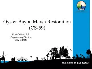 Oyster Bayou Marsh Restoration (CS-59)