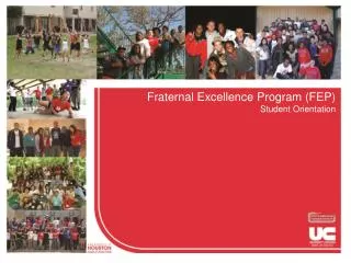 Fraternal Excellence Program (FEP) Student Orientation