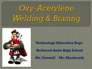 Oxy-Acetylene Welding &amp; Brazing