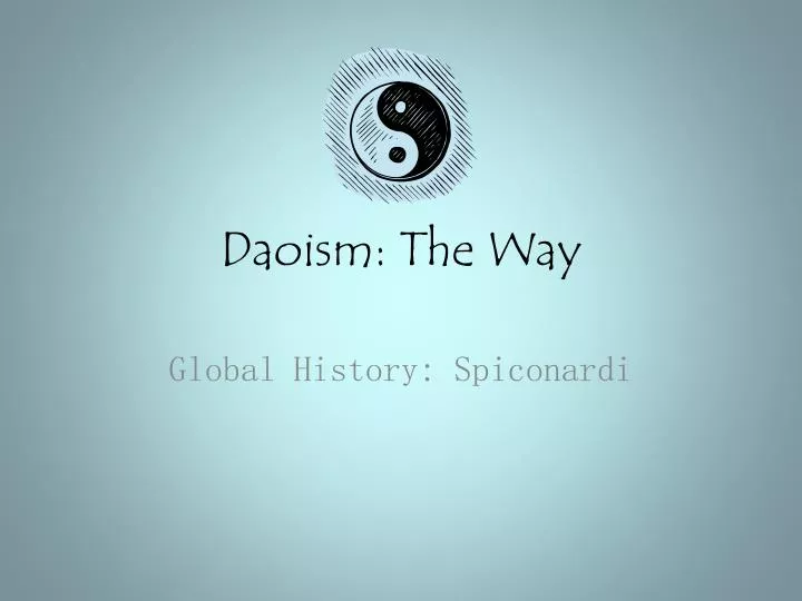 daoism the way