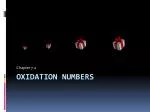 Oxidation numbers - slide 1