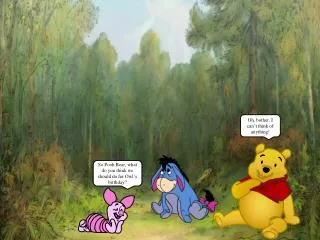 So Pooh Bear, what do you think we should do for Owl’s birthday?