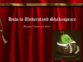 How to Understand Shakespeare