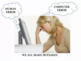 COMPUTER ERROR