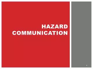 HAZARD Communication