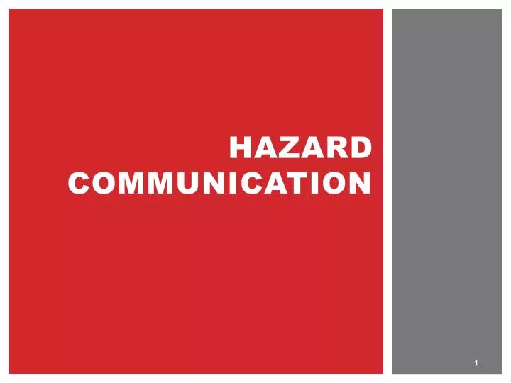 hazard communication