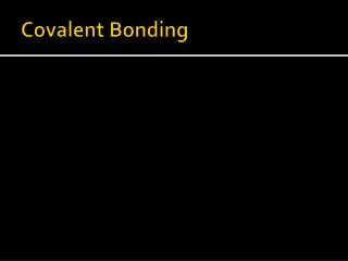 Covalent Bonding