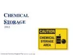 Chemical Storage - slide 1