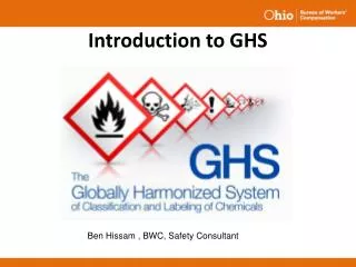Introduction to GHS