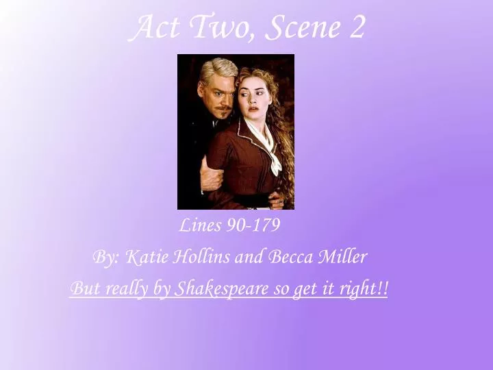 act two scene 2