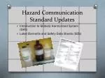 Understanding the Revised Hazard Communication Standard and GHS: Essential Elements and Compliance - slide 1