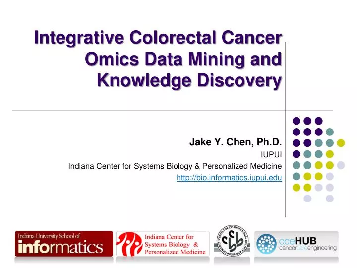 integrative colorectal cancer omics data mining and knowledge discovery