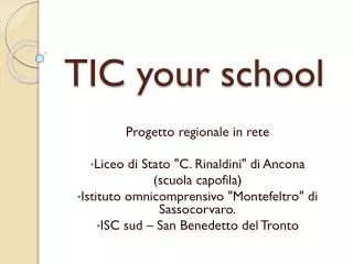 tic your school