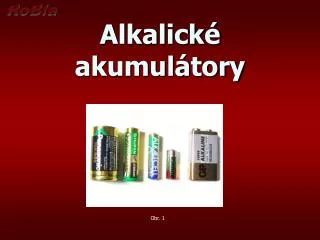 Alkalické akumulátory