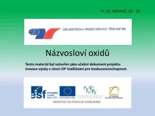 n zvoslov oxid