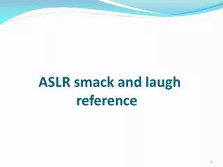 ASLR smack and laugh 	reference