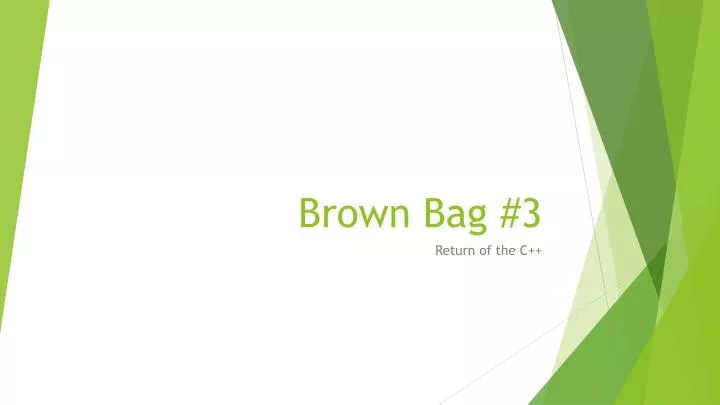 brown bag 3