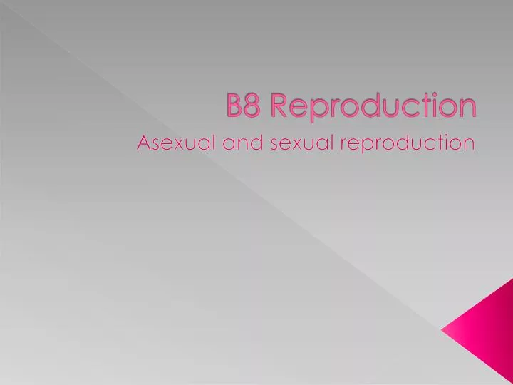 b8 reproduction