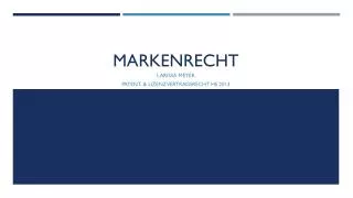 markenrecht