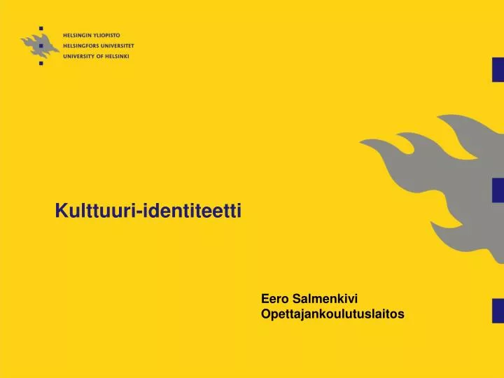 kulttuuri identiteetti