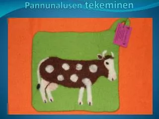 pannunalusen tekeminen