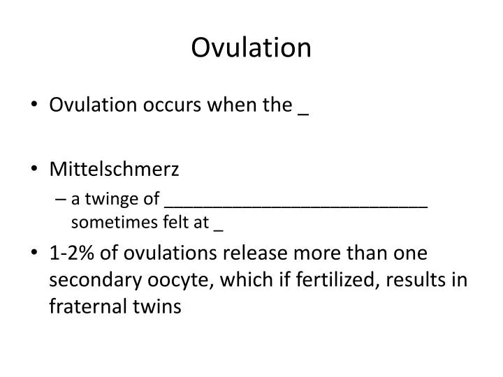 ovulation