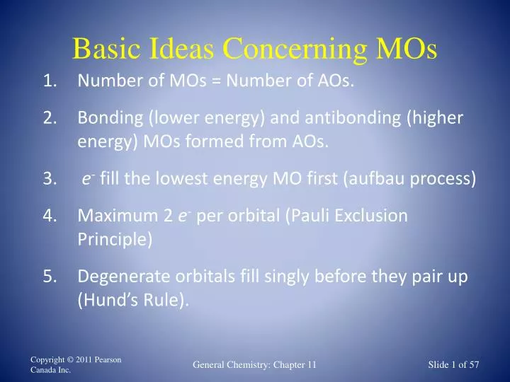 basic ideas concerning mos
