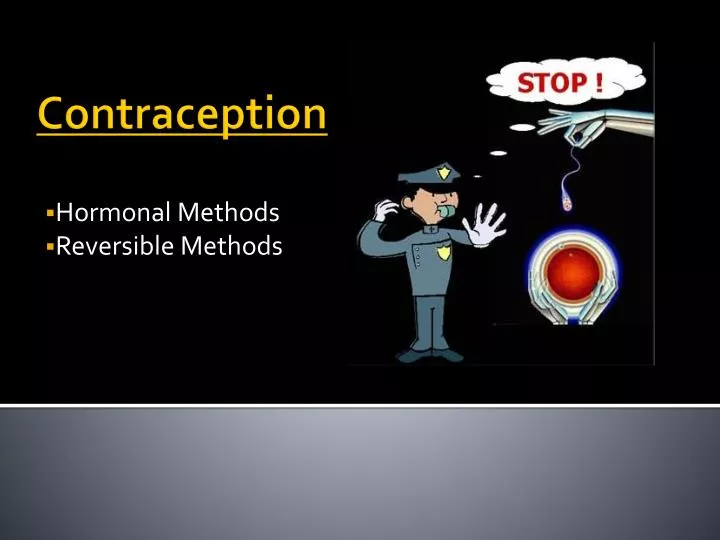 hormonal methods reversible methods