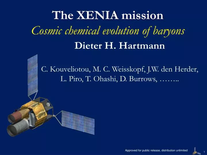 the xenia mission cosmic chemical evolution of baryons