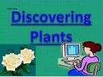 Discovering Plants - slide 1