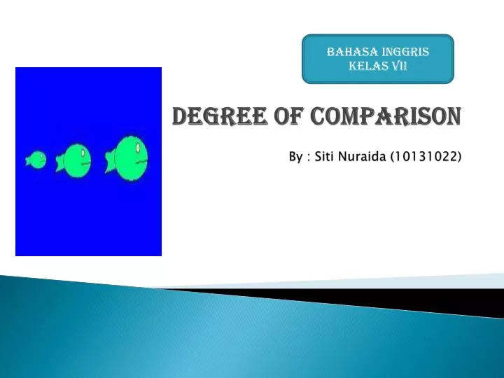 degree of comparison by siti nuraida 10131022