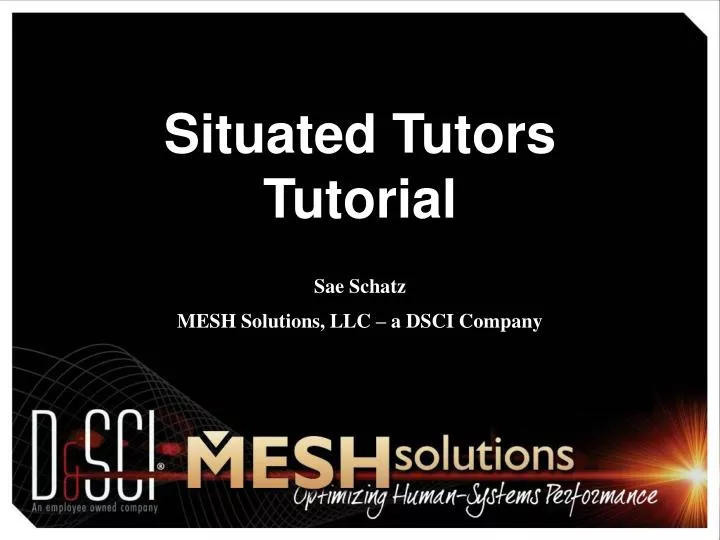 situated tutors tutorial