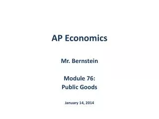 AP Economics