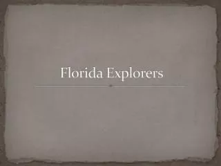 Florida Explorers