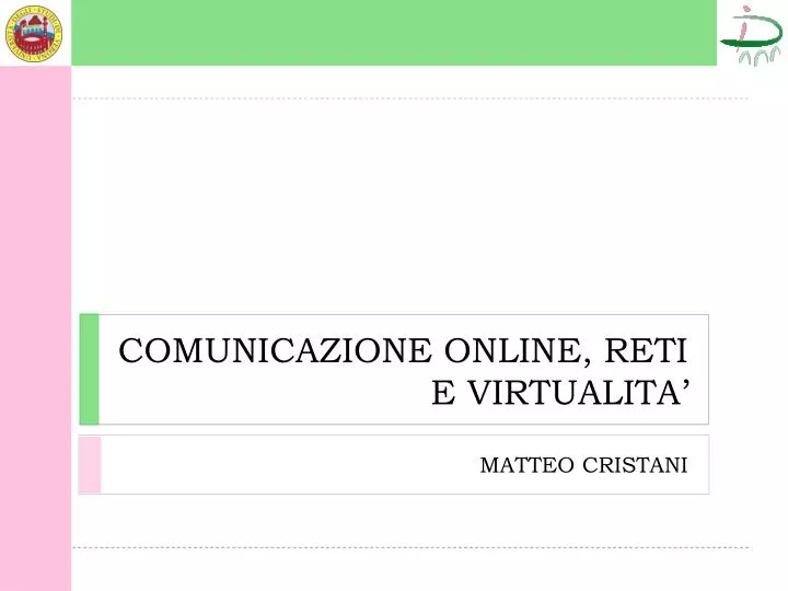 comunicazione online reti e virtualita