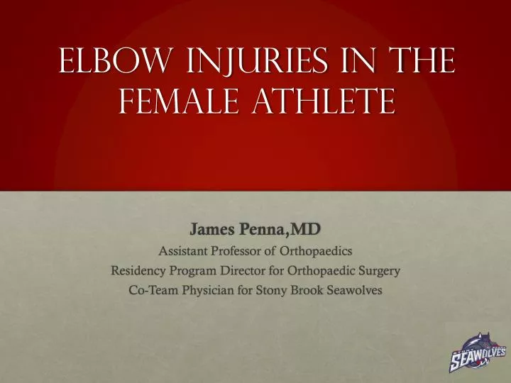 elbow injuries in the female athlete