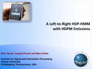 A Left-to-Right HDP-HMM with HDPM Emissions