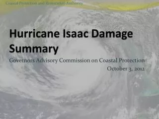 Hurricane Isaac Damage Summary