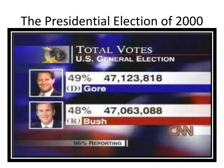 the presidential election of 2000