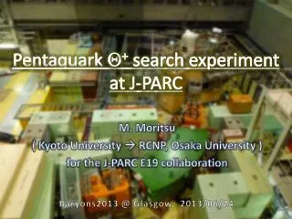 Pentaquark Q + search experiment at J-PARC