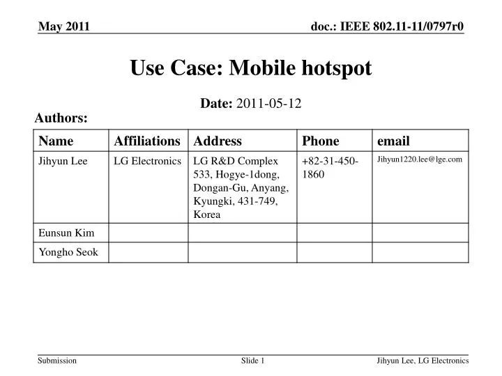 use case mobile hotspot