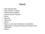 Need - slide 1