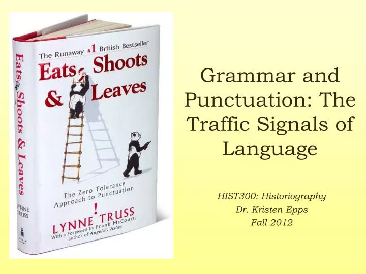 grammar and punctuation the traffic signals of language