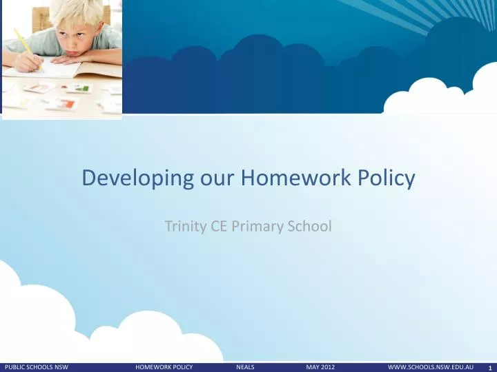 developing our homework policy