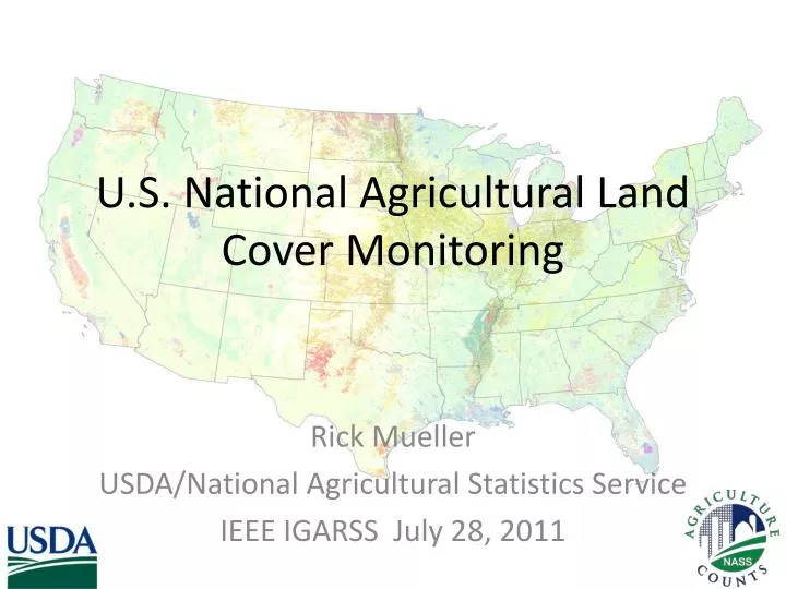 u s national agricultural land cover monitoring