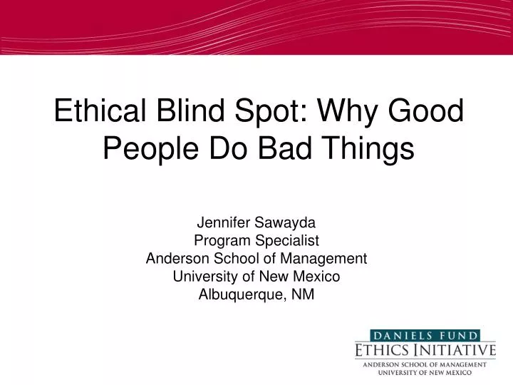ethical blind spot why good people do bad things
