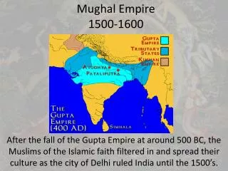 Mughal Empire 1500-1600