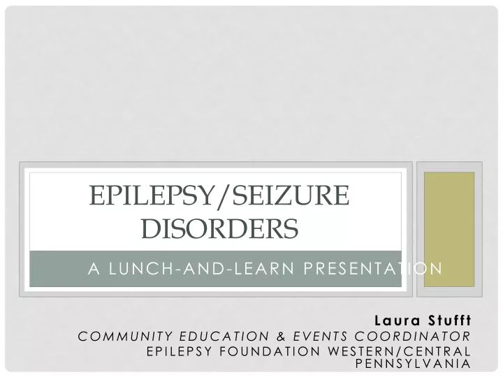 epilepsy seizure disorders