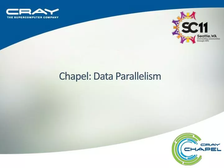 chapel data parallelism